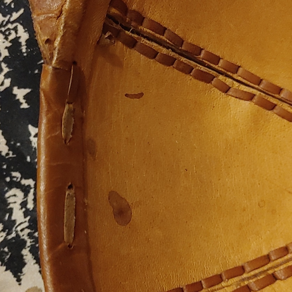 Vintage Leather Ball Cap - Picture 9 of 9